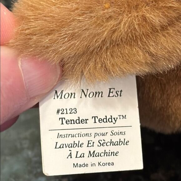 Gund Brown and Red Stuffed Animal Plush - Picture 9 of 9